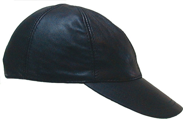 LEATHER CAP BLACK MISTER B URBAN